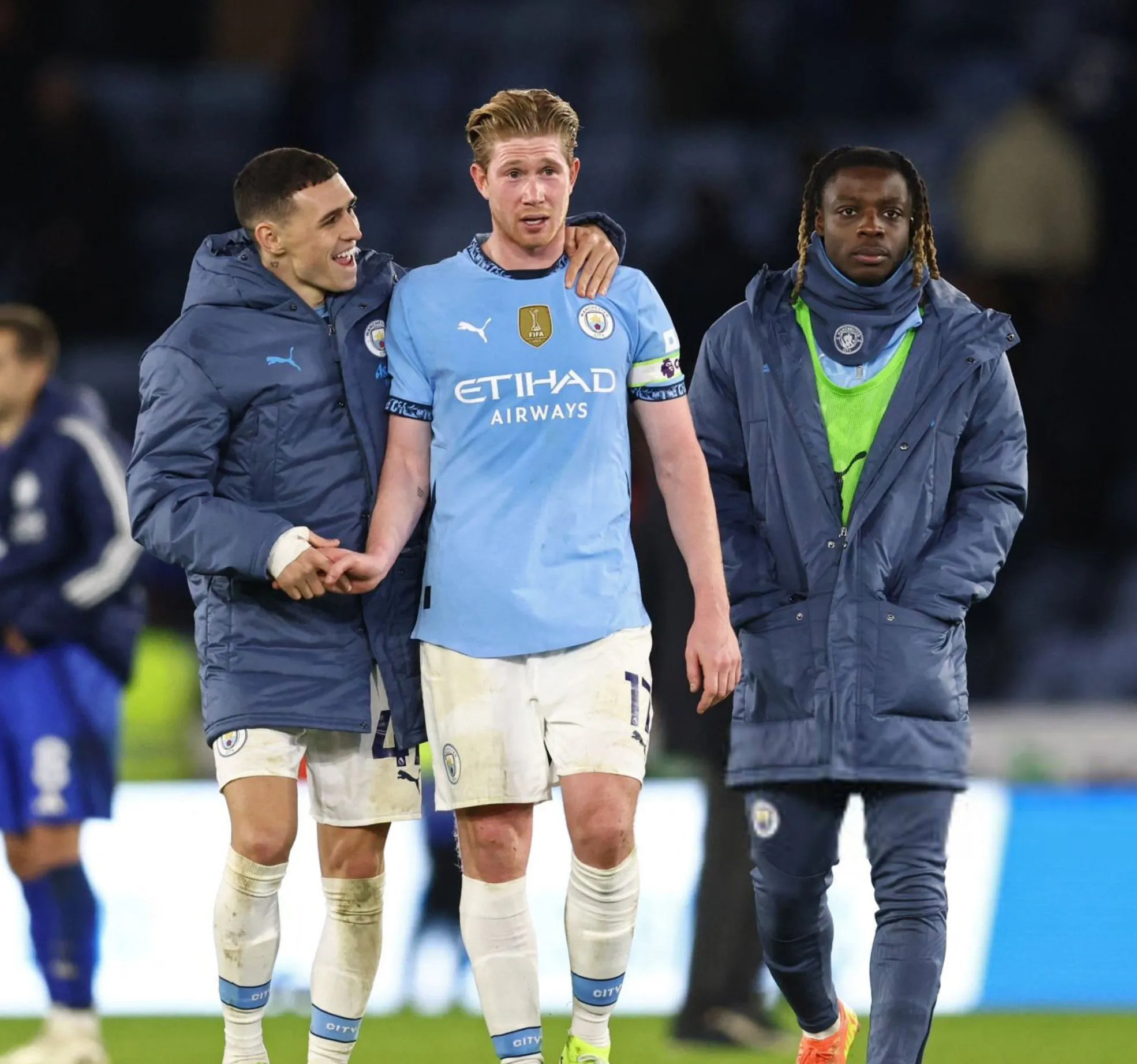  曼城前瞻德布劳内因伤缺阵 蓝月冲击英超神纪录 